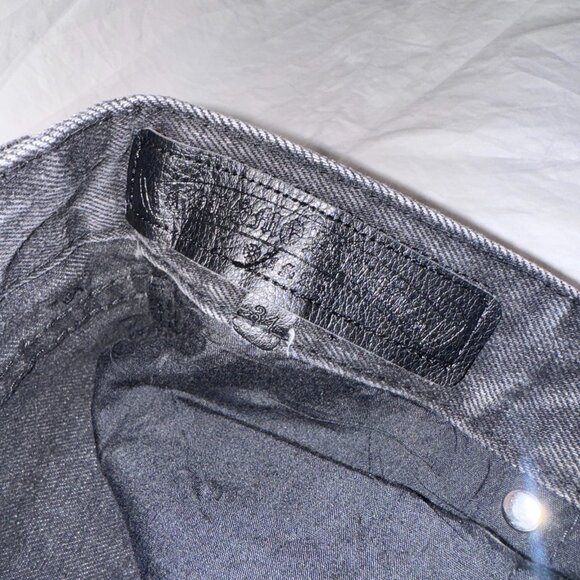 Chrome Hearts Black & Grey Silver Cross Patch Jeans Size 34 - Picture 7 of 15